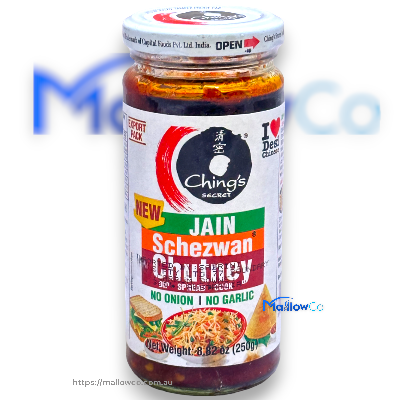 Chings Jain Schezwan Chutney - Pickle & Chutney 250gm - Image 1