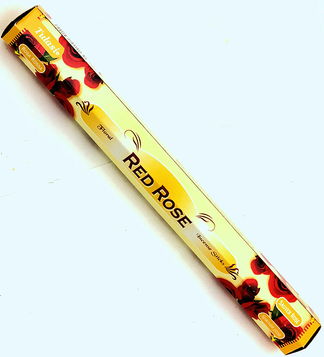 Tulasi Incense Red Rose - Festive & Occasions 1pcs - Image 1