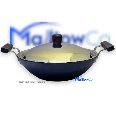Hawkins Futura Black Deep Fry Pan Gas Induction 2.5L 27cm Diameter Steel Lid - Kitchen & Utensils 1pcs - Image 1