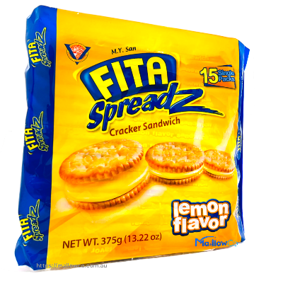 M.Y San Fita Lemon Cracker - Snacks & Biscuit 375gm - Image 2
