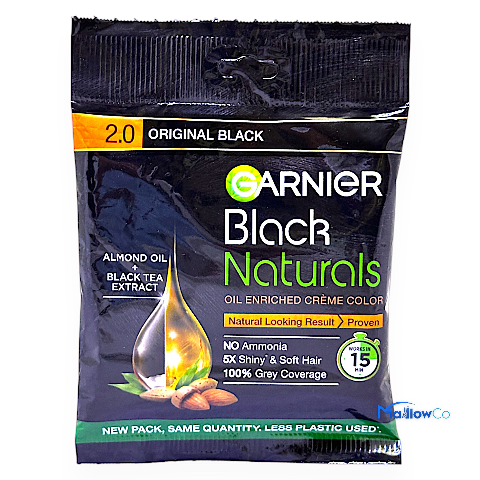 Ganier Black Natural Creme Color 2.0 Original Black