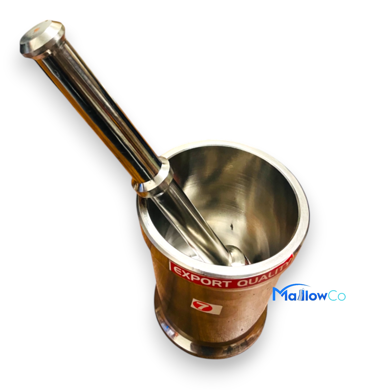 Stainless Steel Okhal No.7 - Kitchen & Utensils 1pcs
