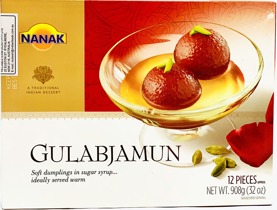 Nanak Gulab Jamun - Frozen & Fridge Foods 908gm - Image 1