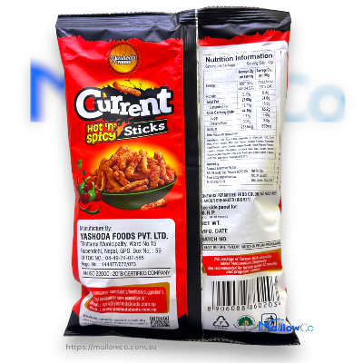 Hot n Spicy Current Sticks - Snacks & Biscuit 80gm