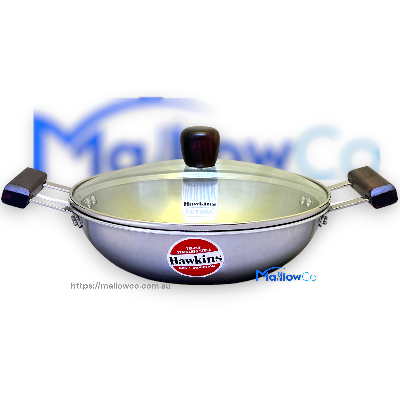 Hawkins Deep Fry Pan Kadai 2.5L Stainless Steel Gas Induction 3mm Thick 26cm Diameter - Kitchen & Utensils 1pcs - Image 1