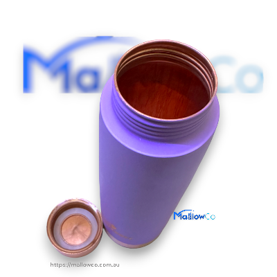 Bronzerr Copper Water Bottle Type 13 Light Purple - Kitchen & Utensils 1ltr - Image 2