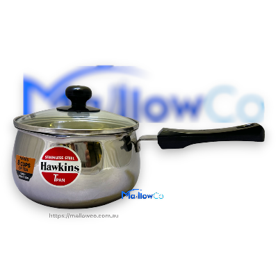 Hawkins Tea Pan  Induction Stainless steel with Glass Lid - Kitchen & Utensils 1ltr - Image 5