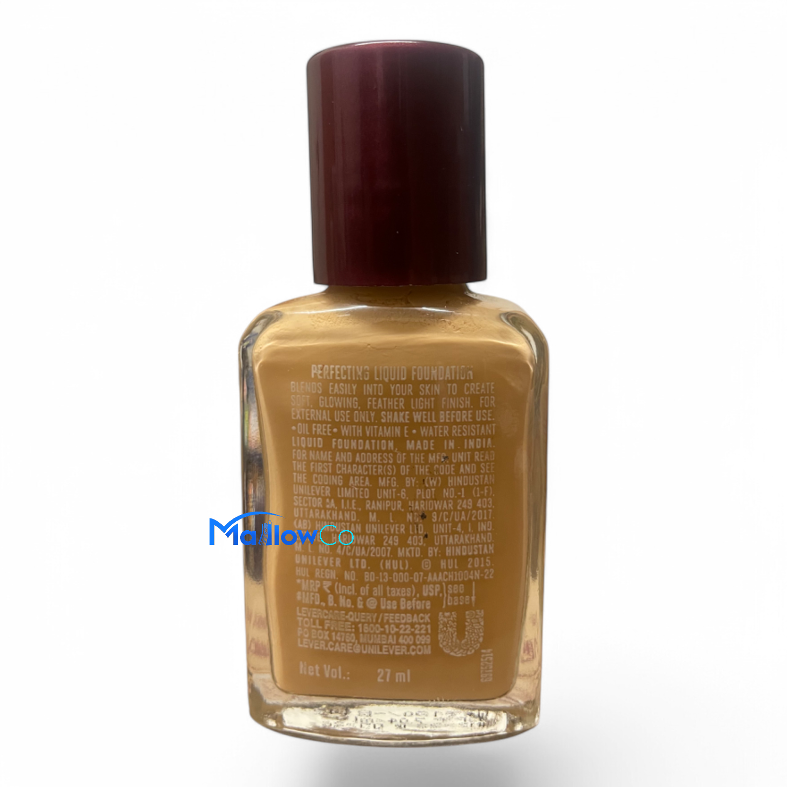 Lakme Perfecting Liquid Foundation Natural Shell - Cosmetics & Health 1pcs