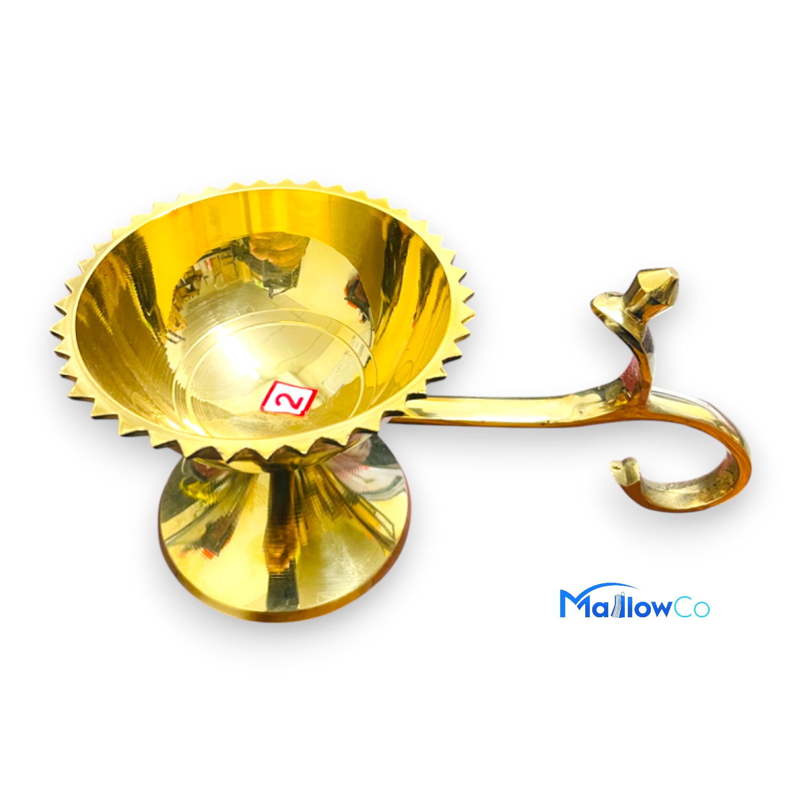 Brass Dhupauro With Attractive Handle - Festive & Occasions 1pcs