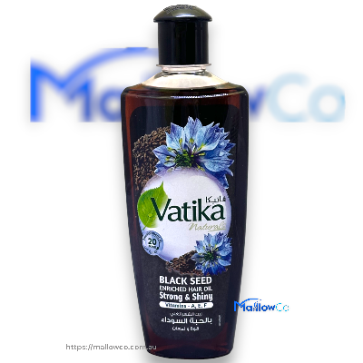 Vatika Natural Black Seed Strong and Shiny 200ml - Cosmetics & Health 200ml by Dabur
