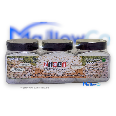 3 Ziasi Plastic Storage Jar Storage Container 10cm x 9cm - Kitchen & Utensils 1pcs - Image 1