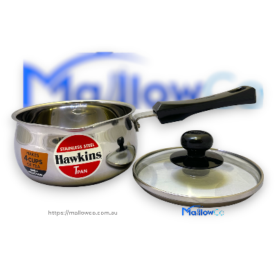 Hawkins Tea Pan  Induction Stainless steel with Glass Lid - Kitchen & Utensils 1ltr - Image 3