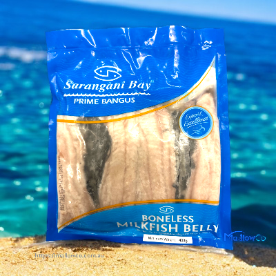 Sarangani Boneless Milkfish Belly - Frozen & Fridge Foods 400gm - Image 1