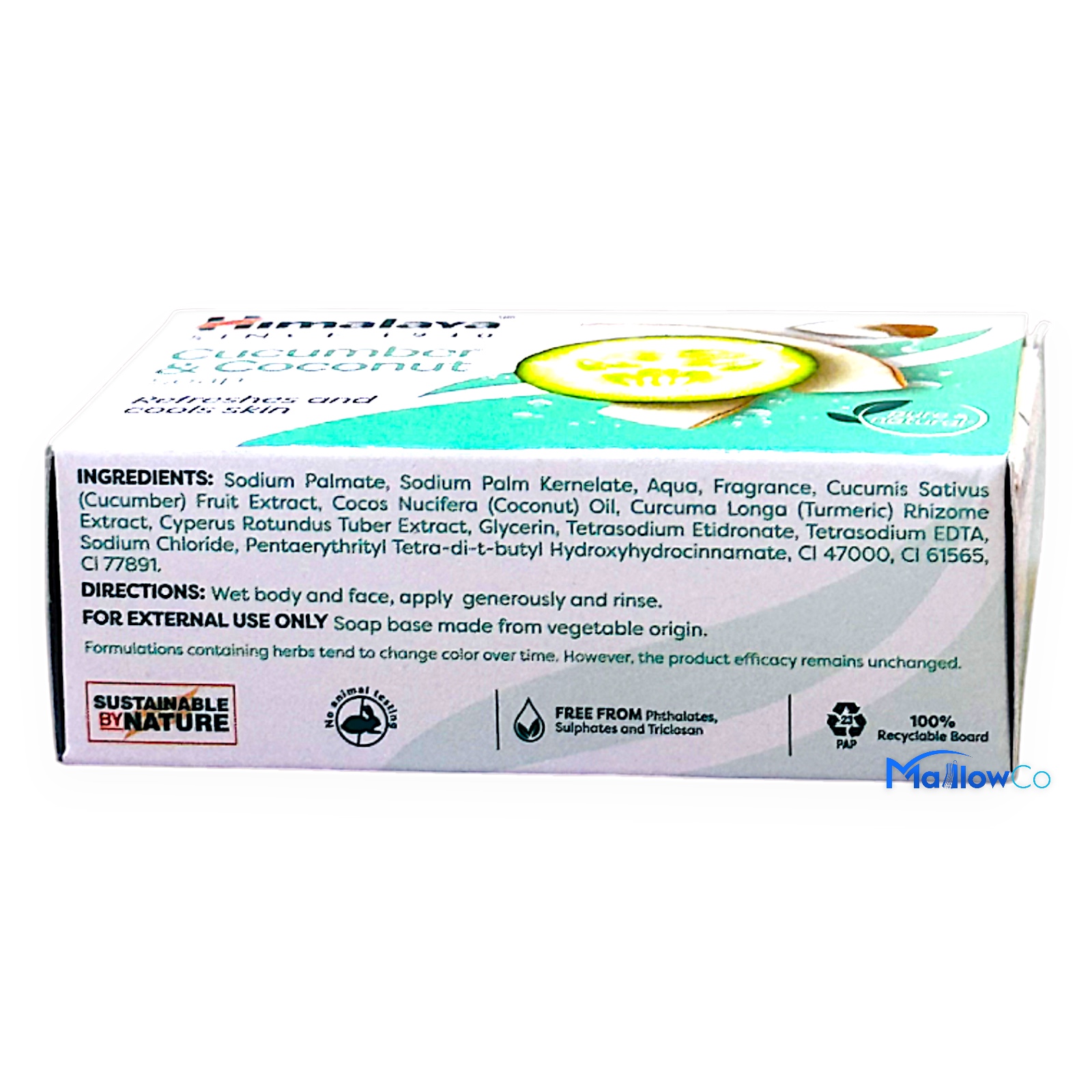 Himalaya Cucumber and Coconut Soap - Cosmetics & Health 125gm by Himalaya