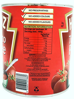 Heinz Tomato Puree - Pickle & Chutney 3kg - Image 1