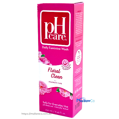 PH Care Daily Feminine Wash Floral Clean - Fragrant Care - Dual Hydrating Moisturizers - Cosmetics & Health 250ml by PH Care