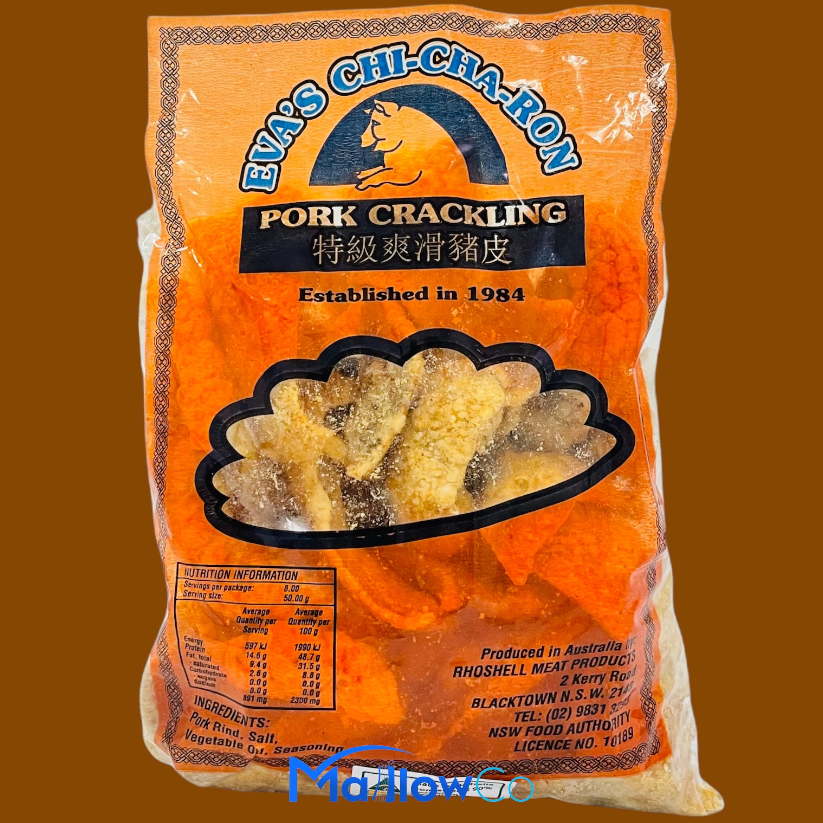 Eva's Pork Crackling - Snacks & Biscuit 350gm - Image 1