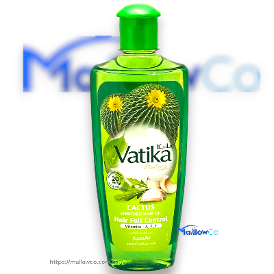 Vatika Natural Cactus Garlic Hair Fall Control 200ml - Cosmetics & Health 200ml