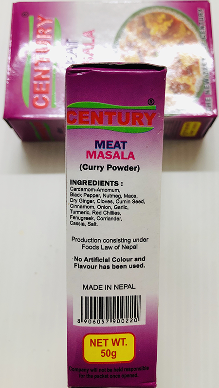 Century Meat Masala - Spices & Premix 1pcs by Century