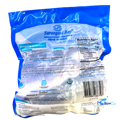 Sarangani Bay Sliced Milkfish - Frozen & Fridge Foods 720gm - Image 2