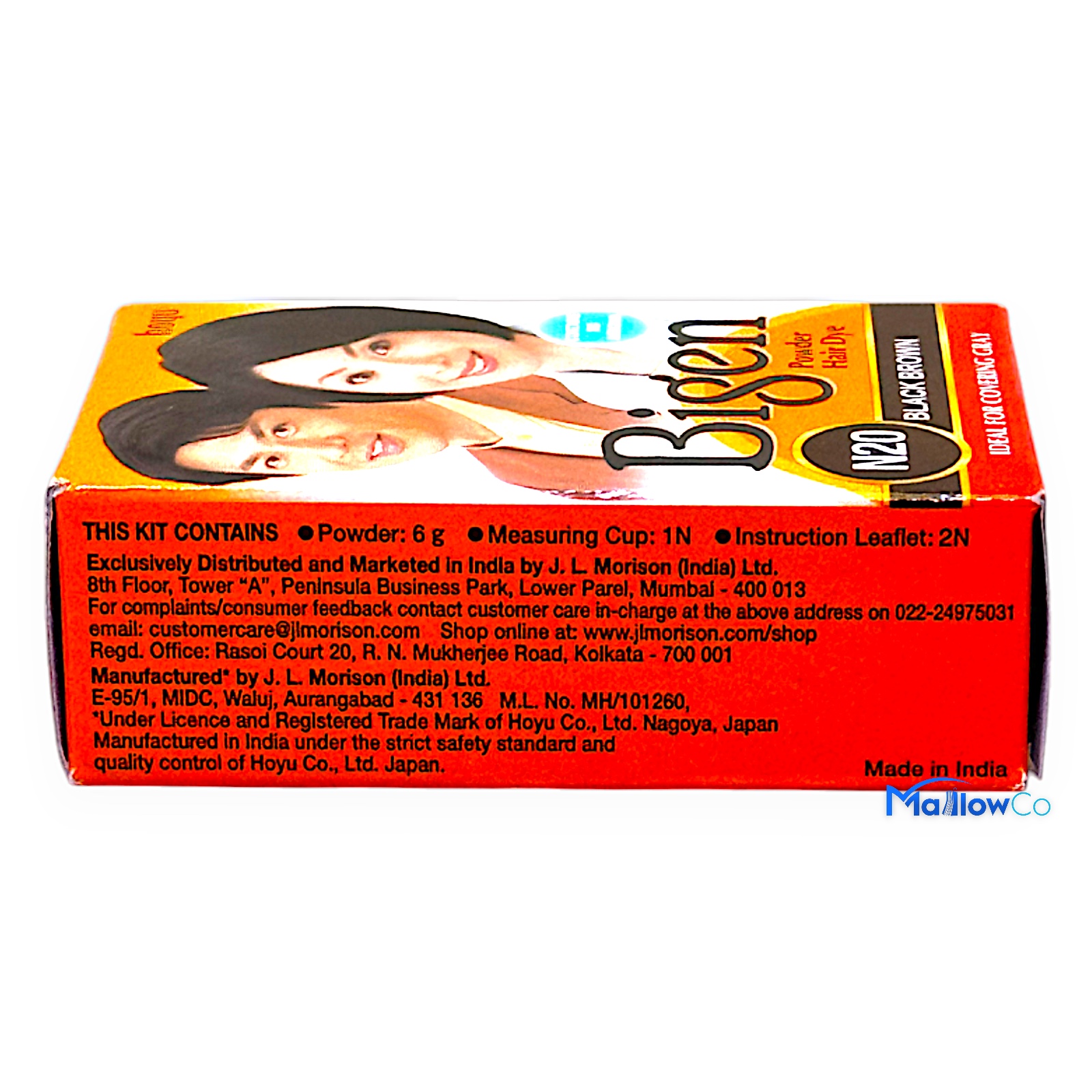 Bigen Powder Hair Dye N20 Black Brown