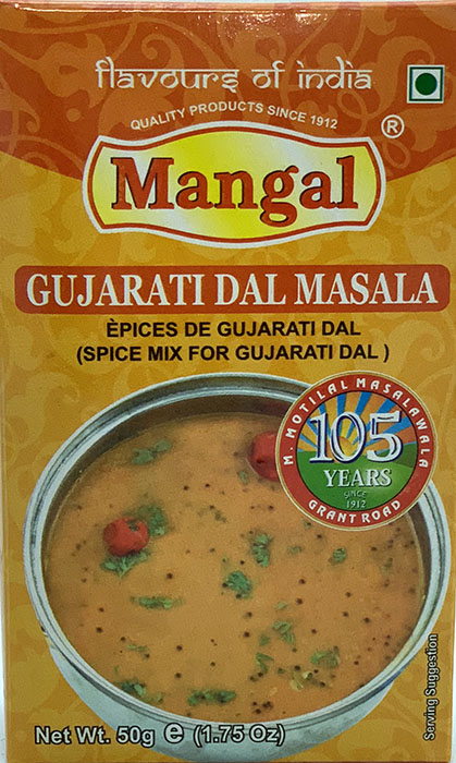 Mangal Gujarati Dal Masala - Spices & Premix 1pcs by Mangal