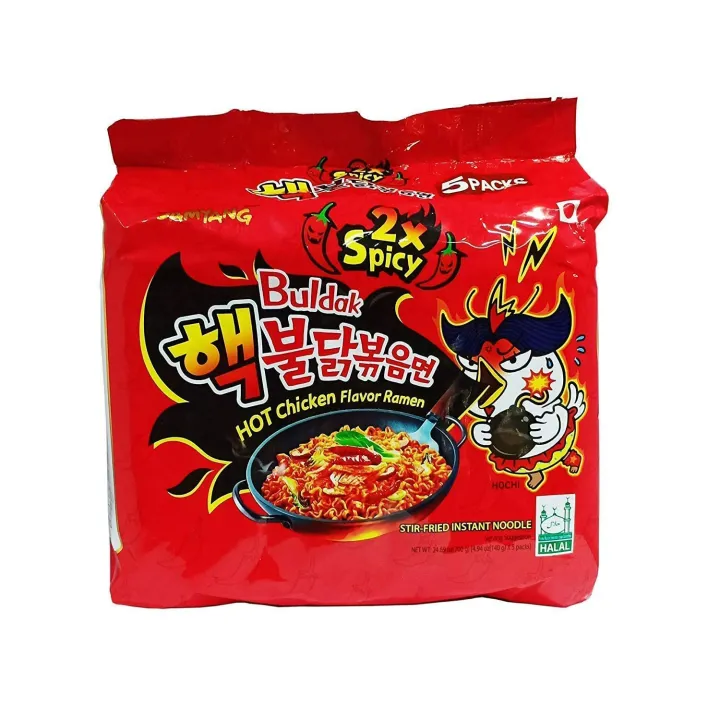 Samyang buldak hot chicken flavor ramen 140g - Grocery 1pcs by MD - Image 1