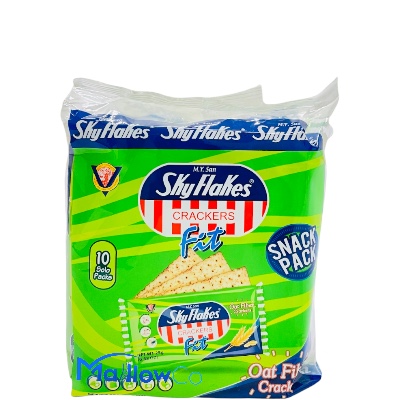 M.Y San Sky Flakes Oat Fiber Crackers - Snacks & Biscuit 250gm - Image 1