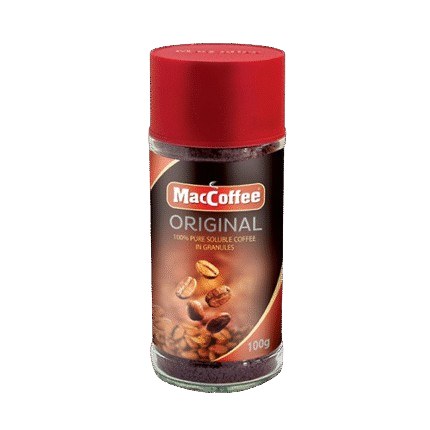 MacCoffee Original 100% Pure Soluble Coffee Granules Jar - Grocery 200gm - Image 1