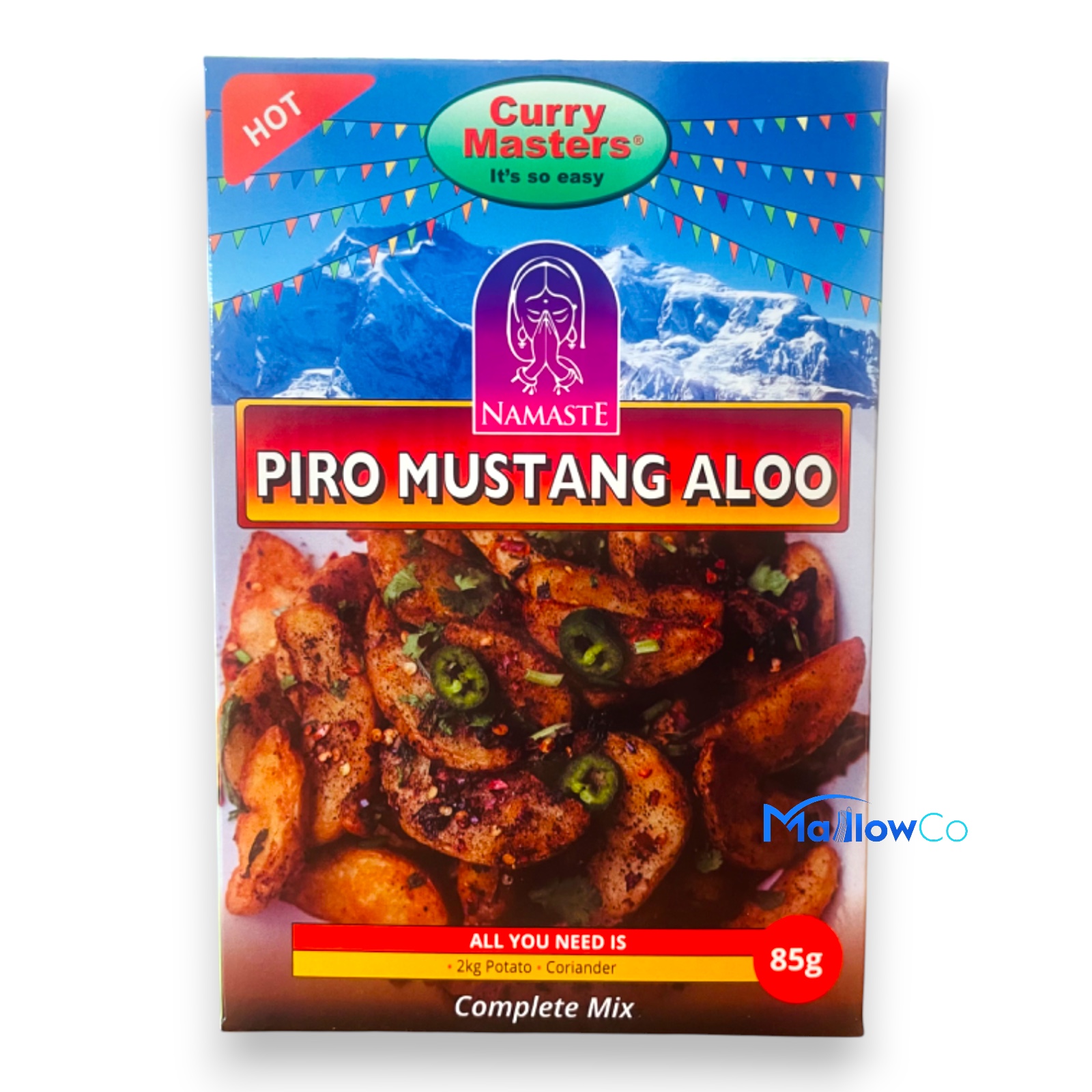 Curry Masters Mustang Aloo Masala – Authentic Nepali-Style Spiced Potato Mix - Spices & Premix 1pcs by Curry Master