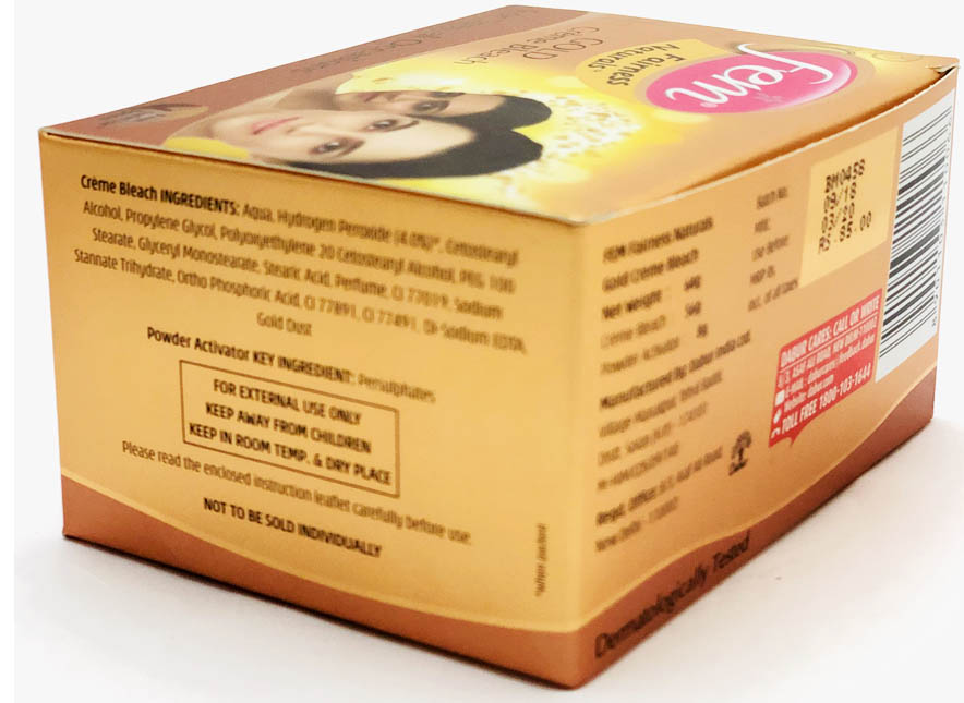 Fem Gold Cream Bleach - Cosmetics & Health 1pcs - Image 2
