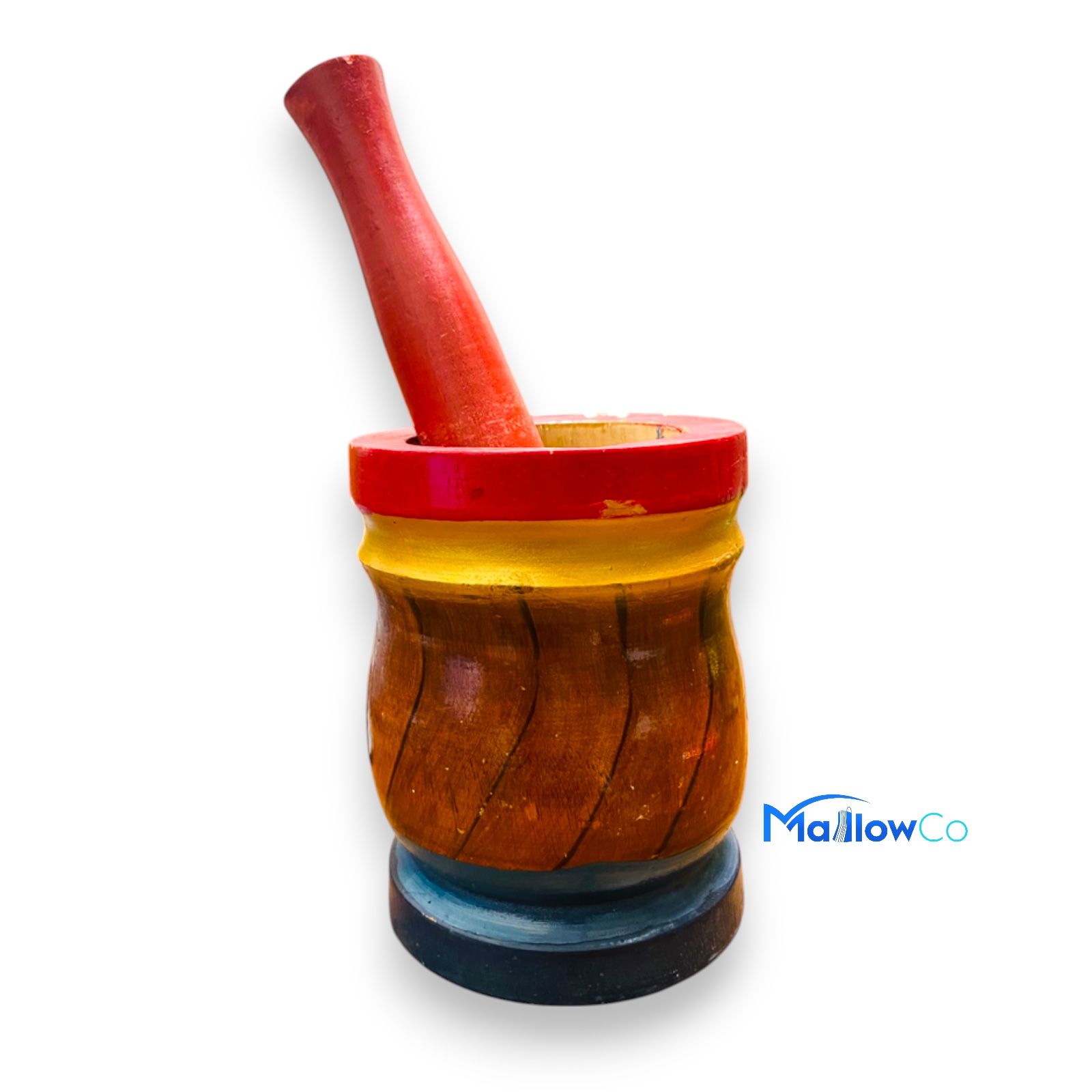 Wooden Okhal Large 7 inch - Kitchen & Utensils 1pcs