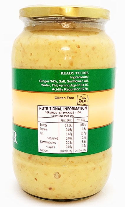 Ginger Paste - Pickle & Chutney 1kg - Image 2