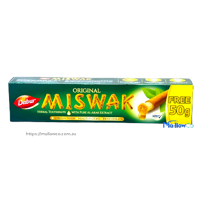 Dabur Miswak Herbal Toothpaste - Cosmetics & Health 120gm by Dabur