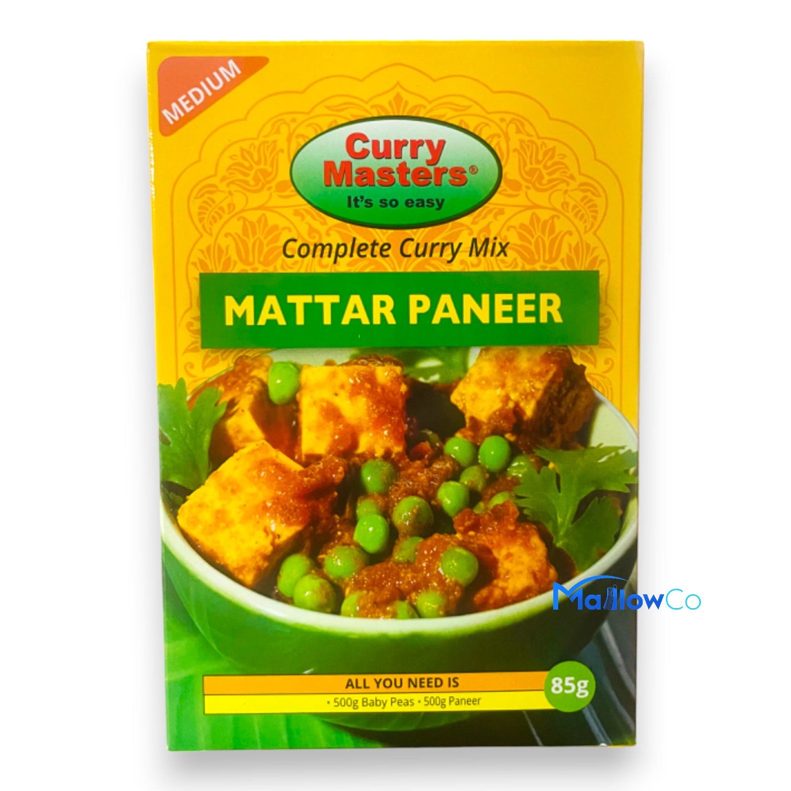 Curry Masters Matar Paneer Curry - Spices & Premix 1pcs by Curry Master