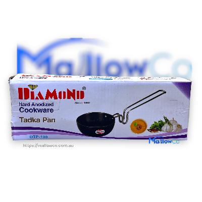 Diamond Tadka Pan Hard Anodized Black 11cm Daimeter - Kitchen & Utensils 1pcs - Image 3