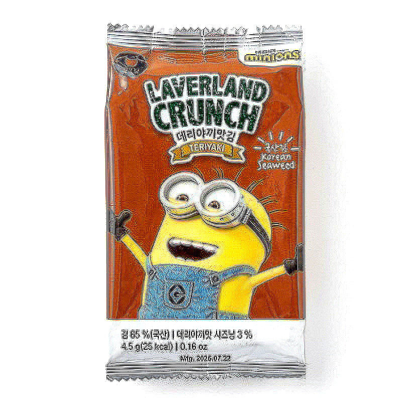 Laverland Crunch Minions Roasted Korean Seaweed Snack - Grocery 1pcs - Image 2