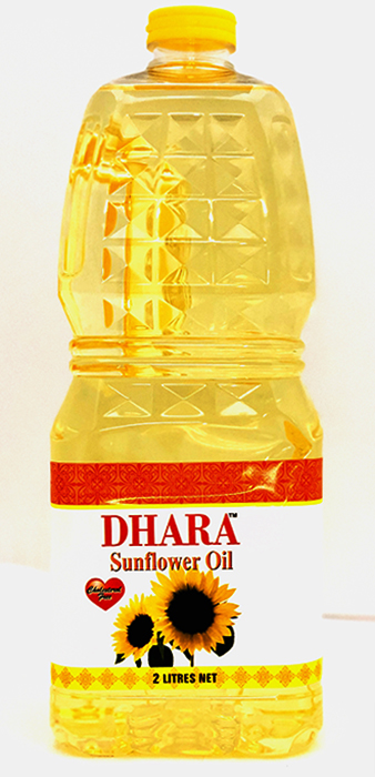 Dhara Sunflower Oil - Nuts,Ghee & Oil 2ltr - Image 1