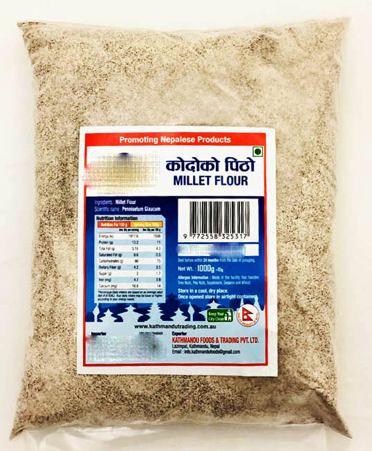 Kodo Ko Pitho - Rice & Flour 1kg - Image 1