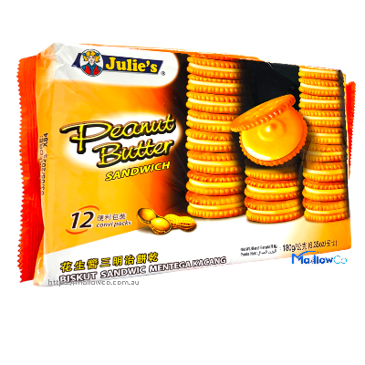 Julie's Peanut Butter Biscuit - Snacks & Biscuit 180gm - Image 2