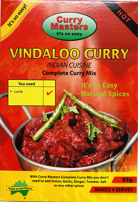 Vindaloo Curry - Spices & Premix 1pcs by Curry Master - Image 1