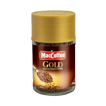 MacCoffee Gold Instant Freeze Dried Coffee Jar - Grocery 200gm - Image 1