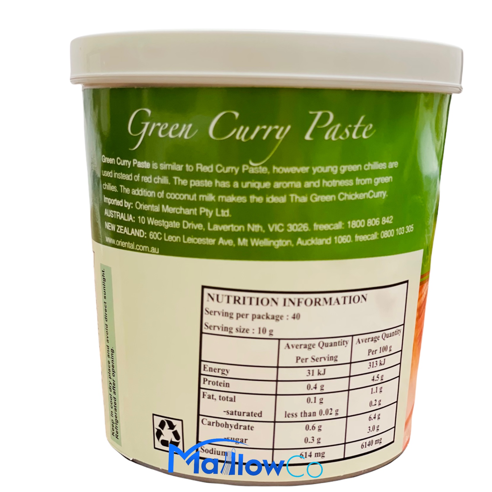 Mae Ploy Green Curry Paste - Thai Special 400gm