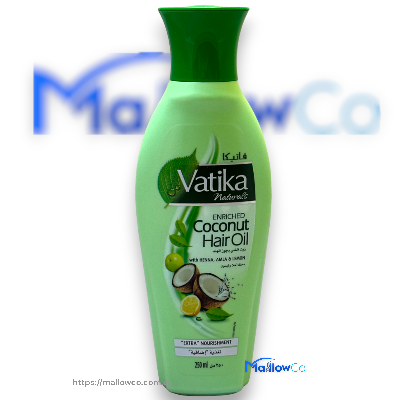 Vatika Enriched Coconut Hair Oil - Cosmetics & Health 250ml
