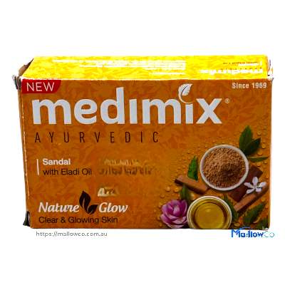 Medimix Ayurvedic Soap - Sandal with Eladi Oil - Cosmetics & Health 125gm - Image 1
