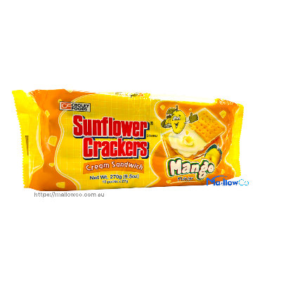 Croley Food Sunflower Crackers (Mango flavor) - Snacks & Biscuit 270gm - Image 2