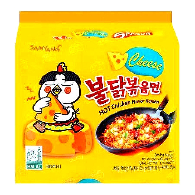 Samyang Buldak Cheese Hot Chicken Flavor Ramen - Grocery 1pcs by Samyang Foods - Image 1