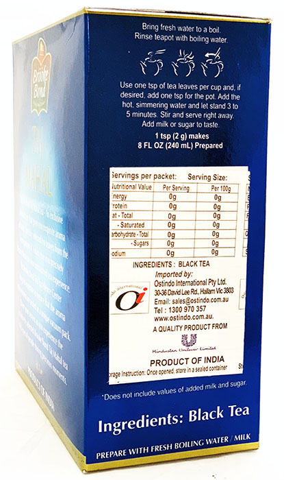 Taj Mahal Tea - Sugar & Tea 900gm - Image 2