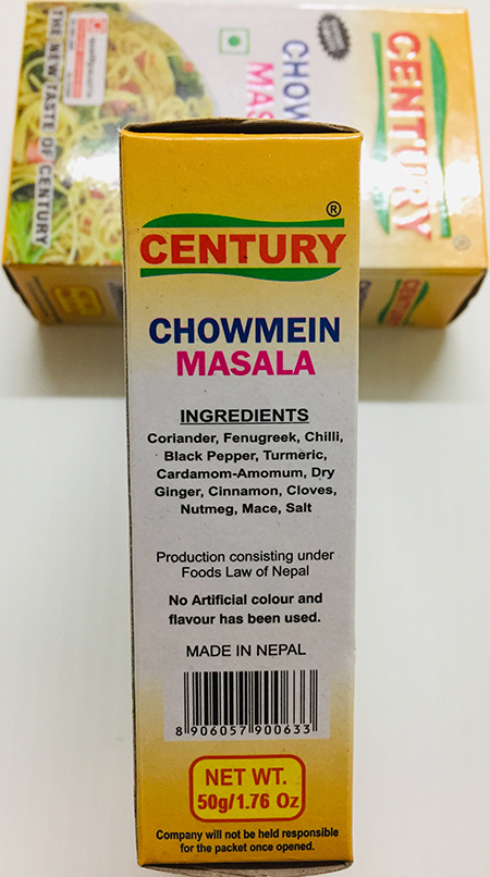Century Chowmein Masala - Spices & Premix 1pcs by Century
