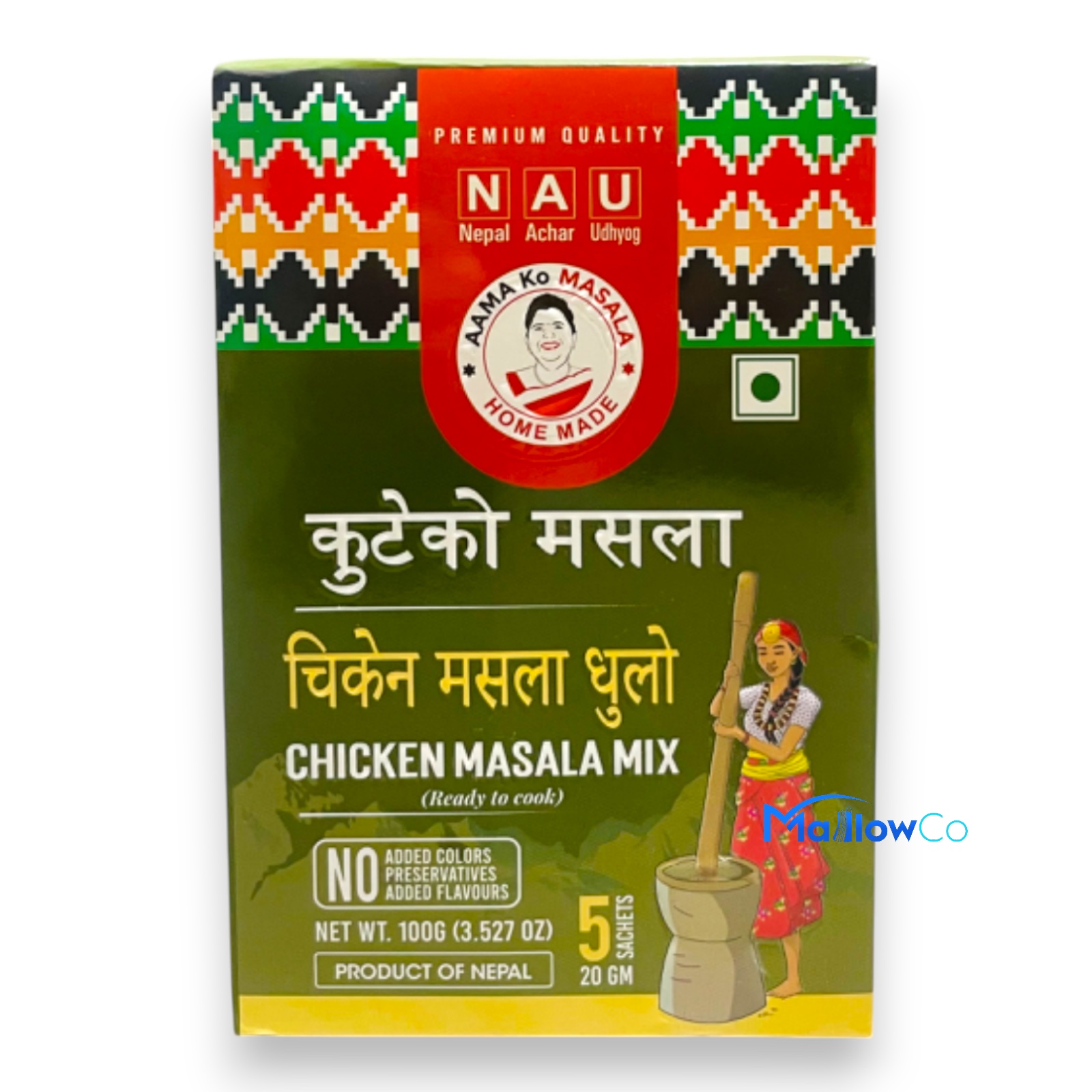 Aama Ko Masala Chicken Masala Mix 100g  Ready to Cook | Product of Nepal